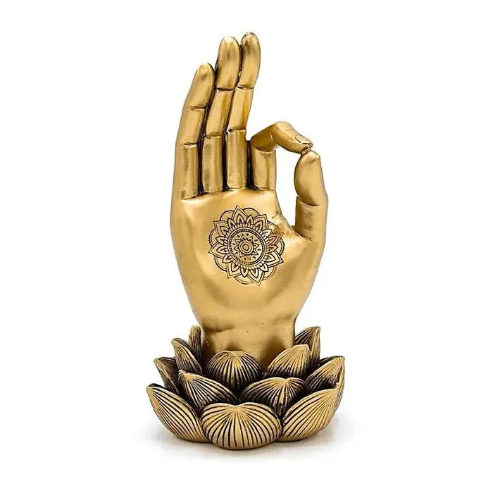 Deco Gyan Mudra goudkleurig