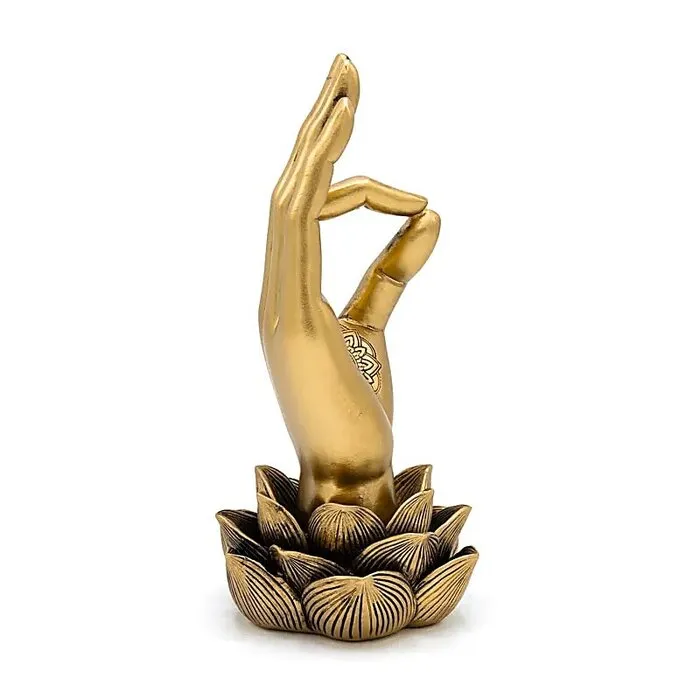 Deco Gyan Mudra goudkleurig