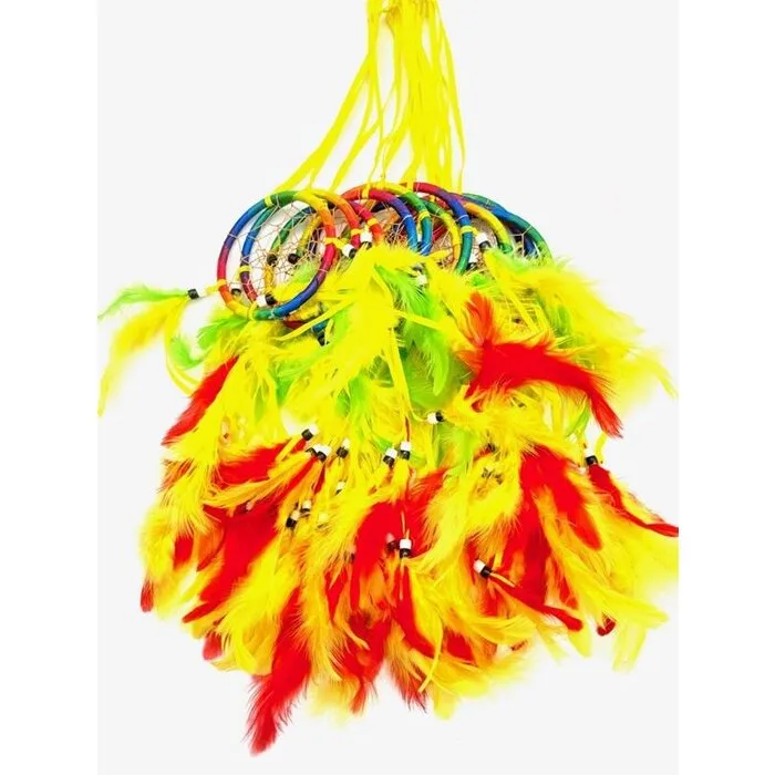 Regenboog Dromenvanger 8 cm - Spirituele Decoratie