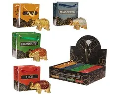 Mini Geluk Olifant in een Tasje met kaartje