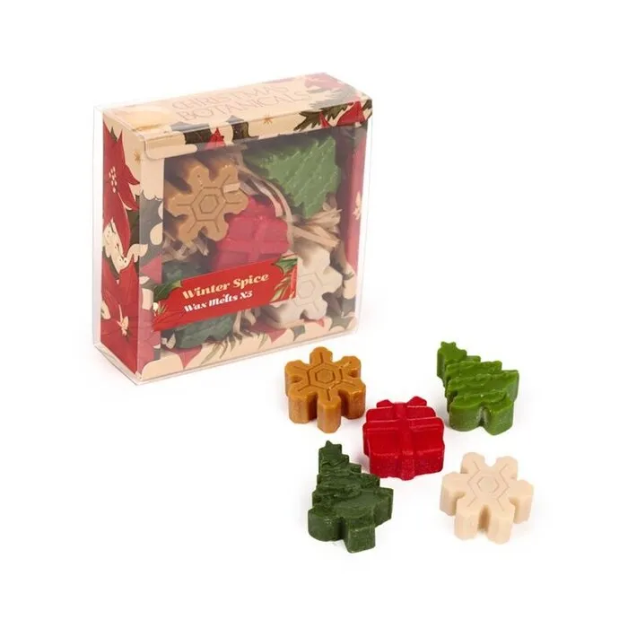 Winterkruiden Botanische Kerstmis Set 5 Waxmelts