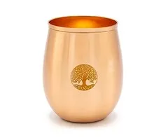 Koperen drinkbeker Levensboom 350 ml