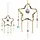 Suncatcher ster met amethist