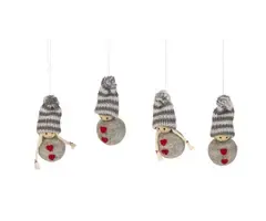 Stoffen winterpop 4 stuks