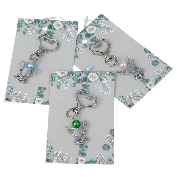 Sleutelhanger engel met hart