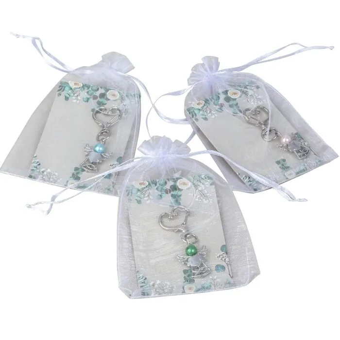 Sleutelhanger engel met hart