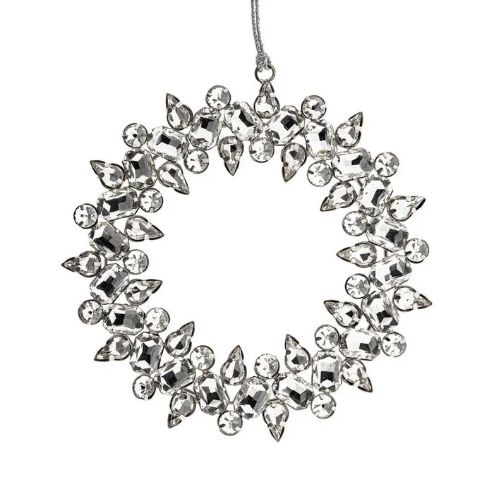 Kristallen cirkelvormige ganger facetgeslepen