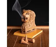 Kegelhouder Leeuw Cederhout