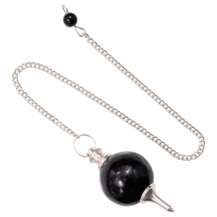 Pendel bolvormig zwarte toermalijn