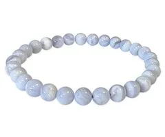 Armband chalcedoon 6 mm - A Kwaliteit