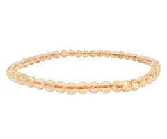 Armband natuurlijke Citrien 4 mm