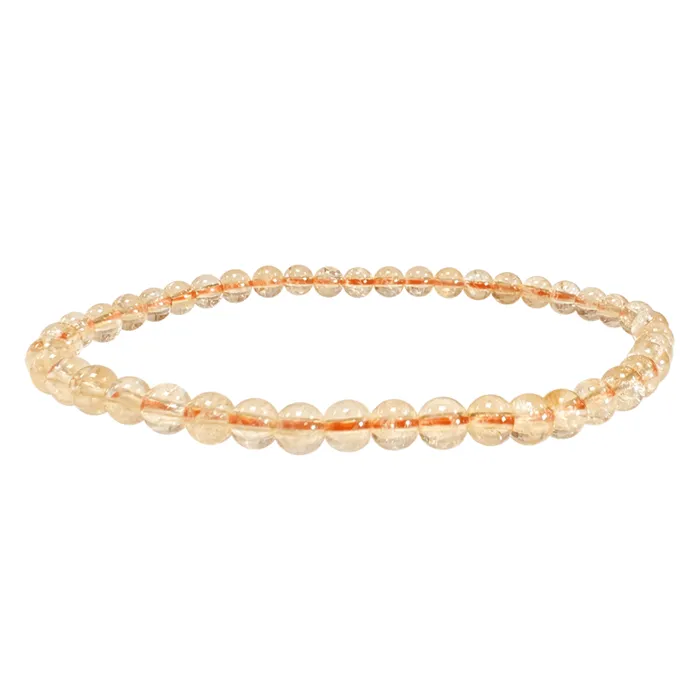 Armband natuurlijke Citrien 4 mm