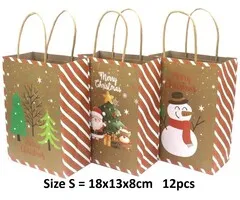 Cadeautasje Christmas 12 stuks