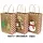 Cadeautasje Christmas 18x13x8cm - 12 stuks