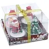 Kerst kaarsjes cadeauset van 4 stuks