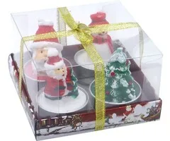 Kerst kaarsjes cadeauset van 4 stuks