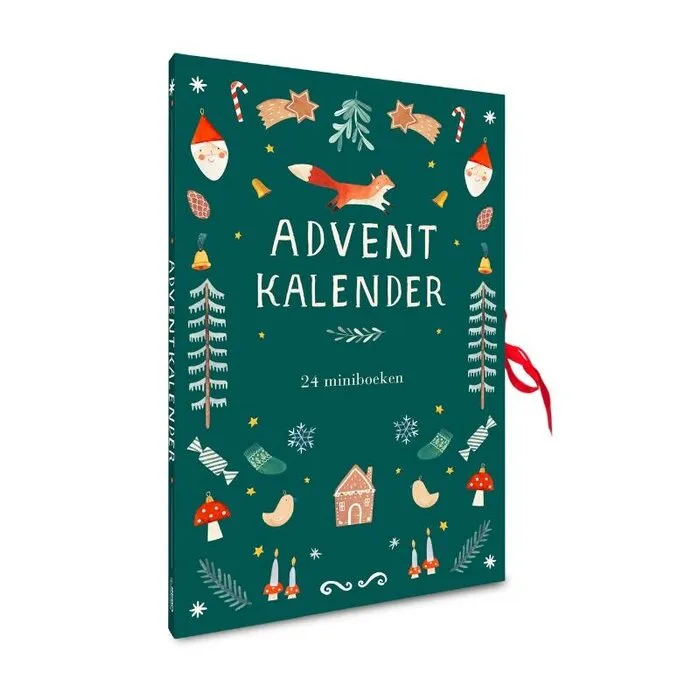 Adventkalender met 24 mini boekjes
