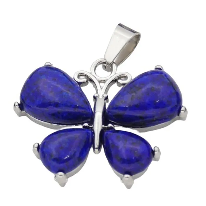 Lapis Lazul Vlinder Edelsteen Hanger