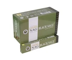 Golden Nag Wierookstokjes – Black Sage