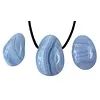 chalcedoon hanger met koord