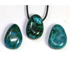 Chrysocolla Hanger met koord