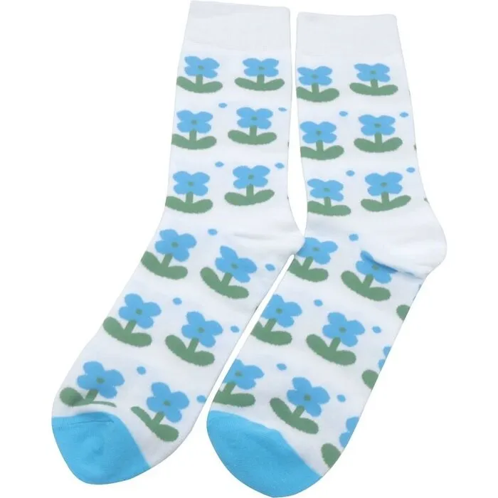 Sokken vergeet me nietje