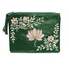 Etui fluweel groen met lotus