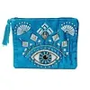 Etui fluweel blauw met Alziend Oog