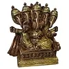 Ganesh met 5 hoofden messing
