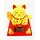 Lucky Cat Solar Light goudkleurig