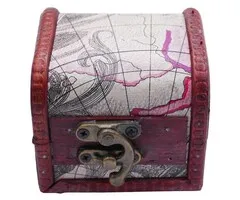 Schatkistje landkaart design klein