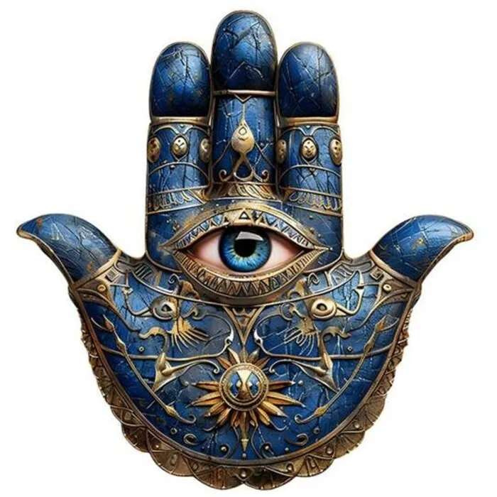 Hand van Fatima decoratie - van helder acryl