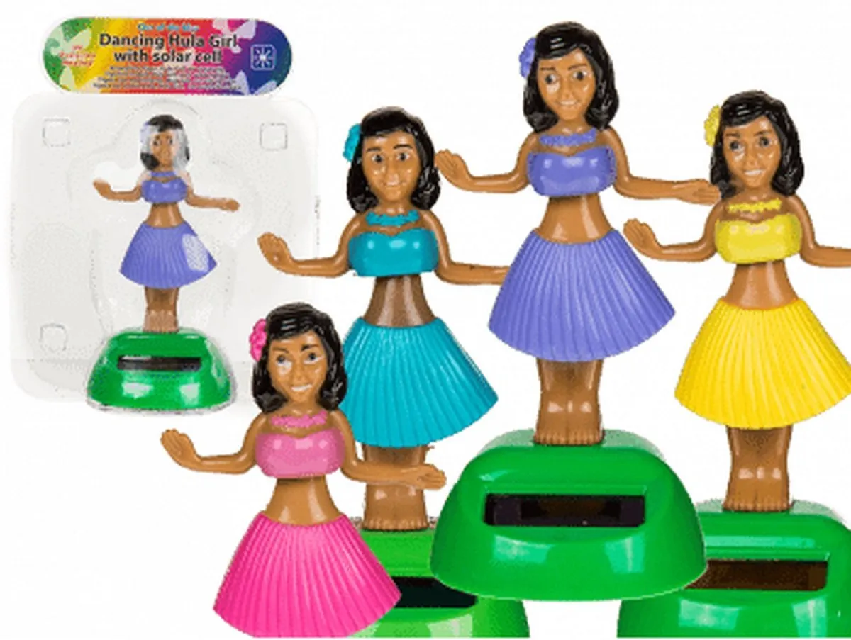 Hula Girl op Zonne-Energie