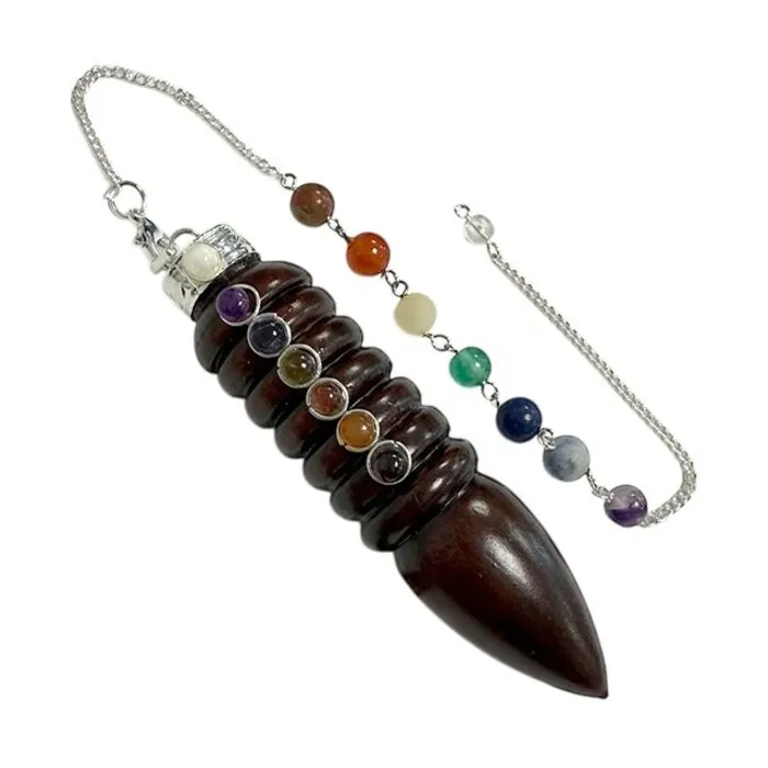 Pendel Rozenhout 7 Chakra Kegel