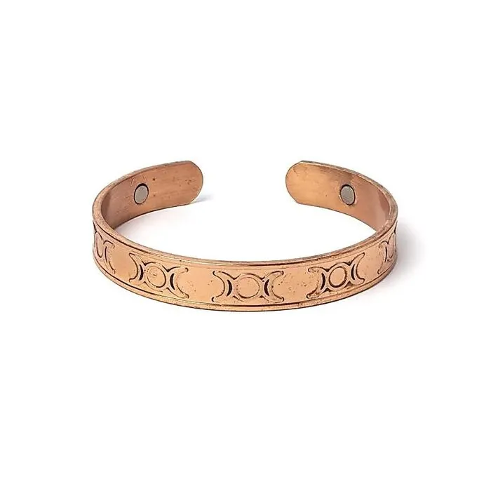 Armband koper maanfasen magnetisch
