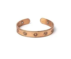 Armband koper chakrasymbolen magnetisch