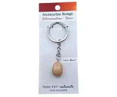 Sleutelhanger Edelsteen Aventurijn Rood
