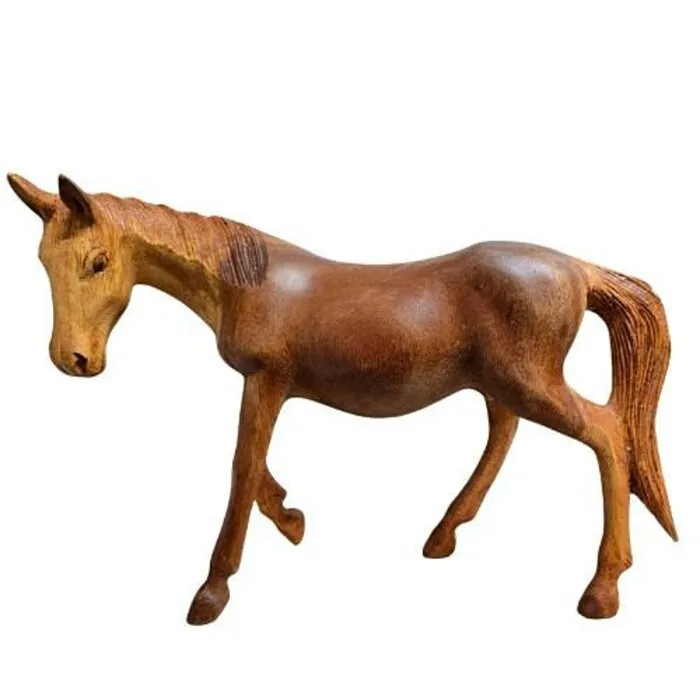 Paard in galop van hout