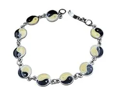 Armband met Yin Yang Symbooltjes