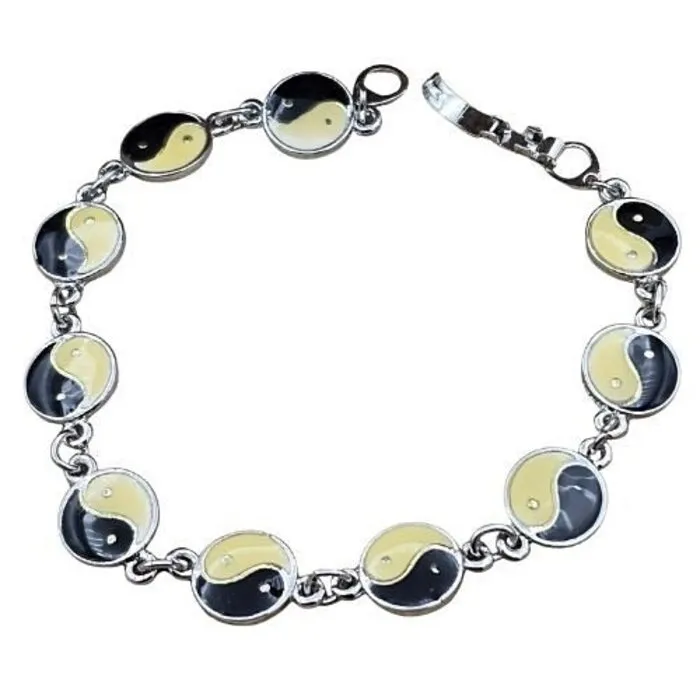 Armband met Yin Yang Symbooltjes