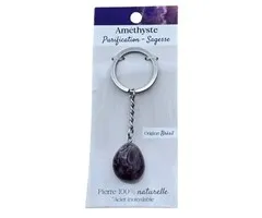 Sleutelhanger Edelsteen Amethist