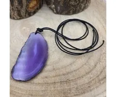 Agaat Schijf Paars – Energie ✧ Balans ✧ Harmonie