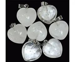 Hangertje hartje bergkristal