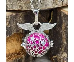 Engelenroeper met Roze Klankbol – Liefde, Harmonie & Rust