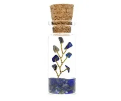 Laps lazuli boompje in flesje