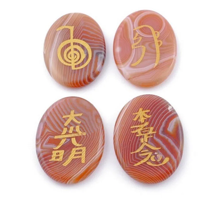 Reiki Symbolen Meditatiestenen Carneool