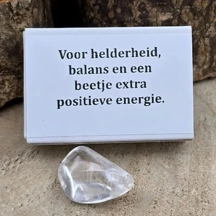 Wensdoosje - Positieve Energie Bergkristal
