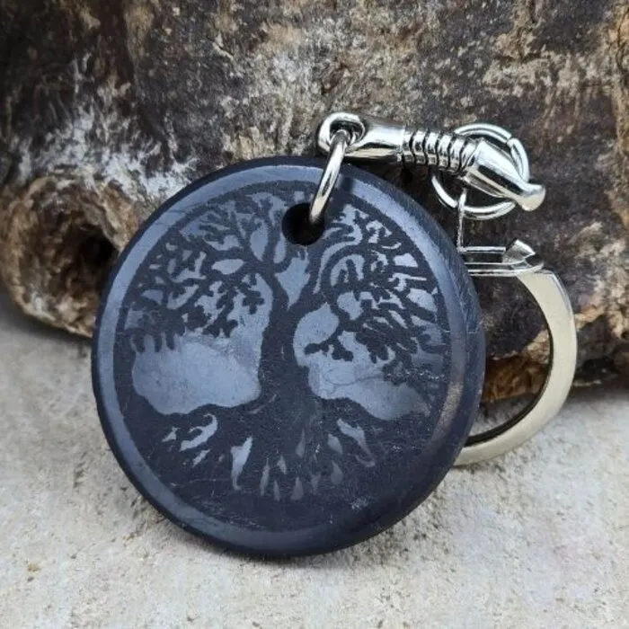 Sleutelhanger shungiet levensboom