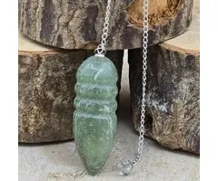 Egyptische groene kwarts pendel