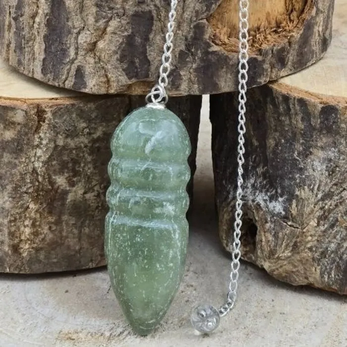 Egyptische groene kwarts pendel